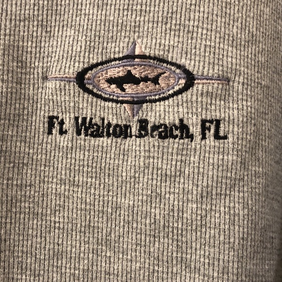 Mens short sleeve shirt size large with FT WALTON BEACH, FL on the pocket. NWOT - Picture 3 of 4